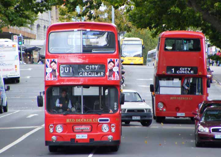 Hobart Red Decker Atlanteans 302 and 303